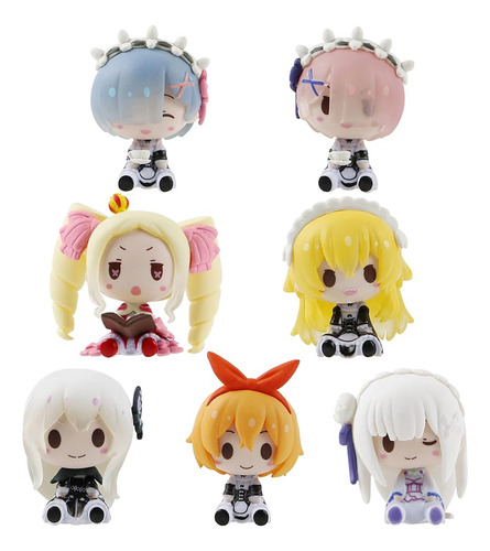 Anime Figure 7pcs/set Anime Action Figures Girls Toys Collec