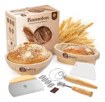 Comprar Kit De Horneado De Pan Abioto Con Cestas Y Herramientas