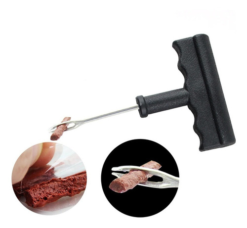 Kit Conserto E Reparo De Pneus Completo 23 Remendos Macarrão