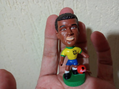 3 Bonecos Mini Craque Rivaldo +anderson+jr Baiano Usados (Usado)