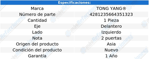 Salpicadera Nissan Pick Up 720 1993 S/perf Ms Izquierda Rld
