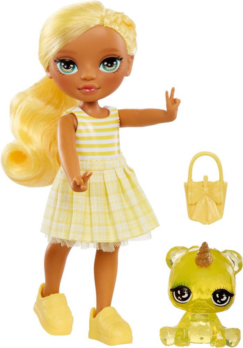 Rainbow High Little Daisy Madison Con Mascota Y Accesorios