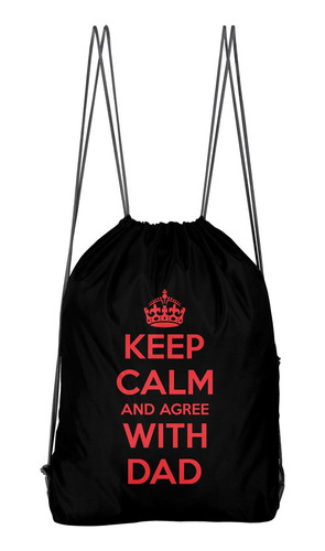 Bolso Deportivo Keep Calm & Agree With (d1117 Boleto.store)