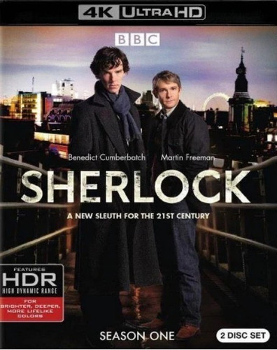 Sherlock Bbc Temporada 1 Uno Primera 4k Ultra Hd + Blu-ray