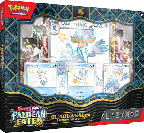 Pokemon Paldean Fates Premium Collection Quaquaval Ex Box 