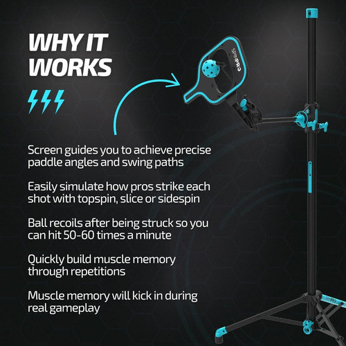 Ayuda Para Entrenar Pickleball Trainer Topspinpro Spinpro