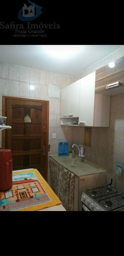 Imagem 10 de 15 de Apenas 80 Metros Da Praia!!! Kitnet Mobiliada Na Nova Mirim. - Si1682