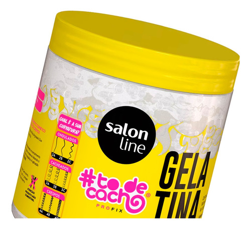 Salon Line To De Cacho Gelatina Super Antifrizz X 550ml