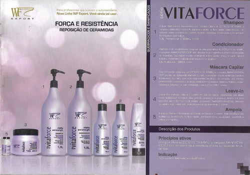 Shampoo Tratamento Fortalecimento Vitaforce 1 L Wf Export