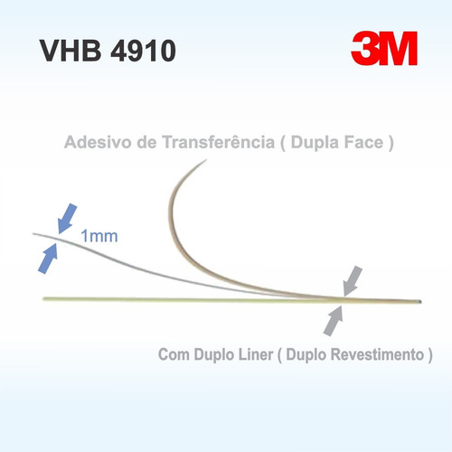 Fita 3m 4910 Disco 1mm, 300un 15mm, 70un 20mm, 50un 25mm