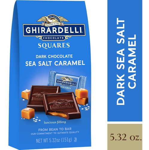 Ghirardelli Chocolate Squares Caramelo Y Sal De Mar 151gr