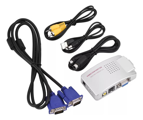 Vga A Rca Pc Converter Box S Convertidor De Video Vga A Tv A