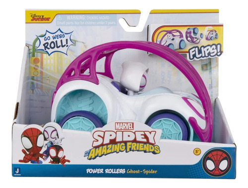 Carro Juguete Marvel Spidey Power Rollers Ghost-spider