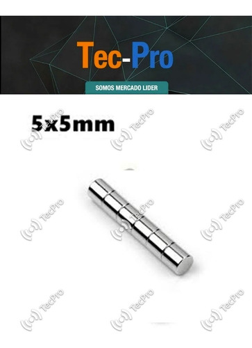 Imagen 4 de 9 de 10 Imanes De Neodimio 5x5 Mm Super Potentes