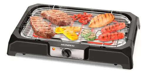 Churrasqueira Elétrica Grand Steak Grill Ch-05 Mondial Preto 220v