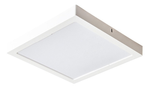 Painel Plafon 25w Quadrado Sobrepor Super Led Luz Forte Cor Branco 110V/220V