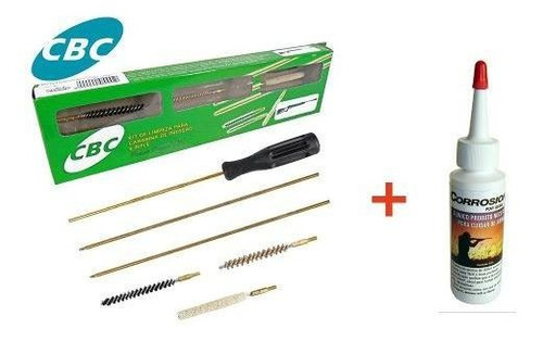 Kit De Limpeza Cbc P Carabina Nitro Six 6m + Oleo Corrosionx