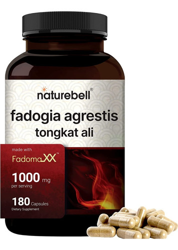 Naturebell | Fadogia Agrestis & Tongkat Ali | 180 Capsules