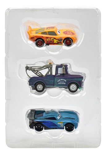 Disney Pixar Cars Pack 3 Autos Color Changers 1:64 Mattel Cd Color Multicolor