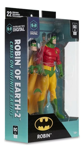 Dc Wave 3 Robin Earth-2 Crisis On Infinite Earths +nft (Usado)