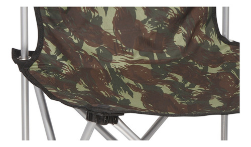 Cadeira Retrátil G Camuflada Com Sacola Para Transporte Jogá