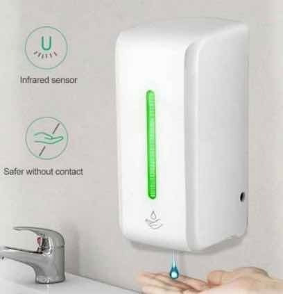 Imagen 3 de 3 de Dispensar De Gel Antivacterial Y Jabón Con Sensor Automático
