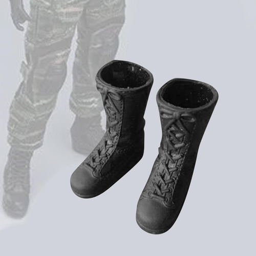 Aplicable A Botas De Trabajo Tipo Botín A Escala 1/6,