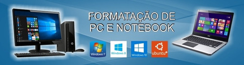 Imagem 3 de 3 de Formatação De Desktop Ou Notebook.