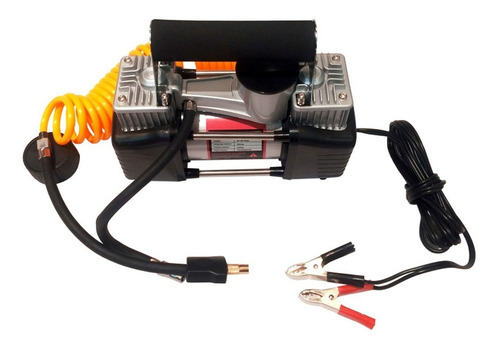 Compresor de aire mini a batería portátil Kushiro MC150PSI 25hp plateado/negro