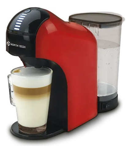 Cafetera Expresso Y Capsulas Northtech Carino Nt-mc01 Color Rojo