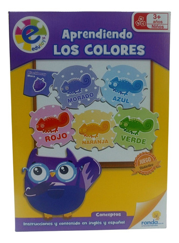 Juego De Mesa Aprendiendo Los Colores