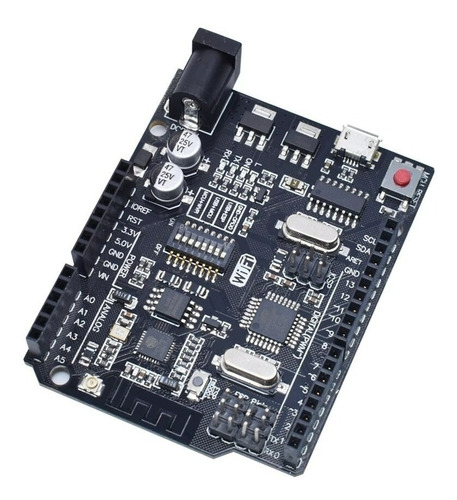 Imagen 3 de 3 de Arduino Wifi R3 Atmega328p+esp8266 Con Línea(v8-usb)