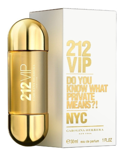 Imagen 2 de 2 de Carolina Herrera 212 VIP VIP EDP 30 ml para mujer