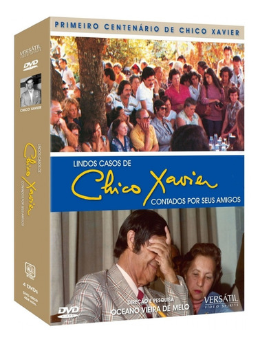 Dvd Lindos Casos De Chico Xavier - Versatil - Bonellihq L19