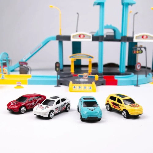 Brinquedo Posto Completo Garagem Divertida Pit Stop Carros