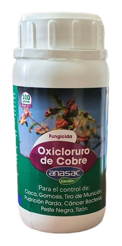 Oxicloruro De Cobre Anasac 100 Gramos