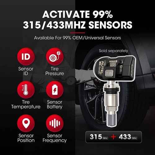Escaner Autel Maxi Tpms Ts408 - Sensor Original