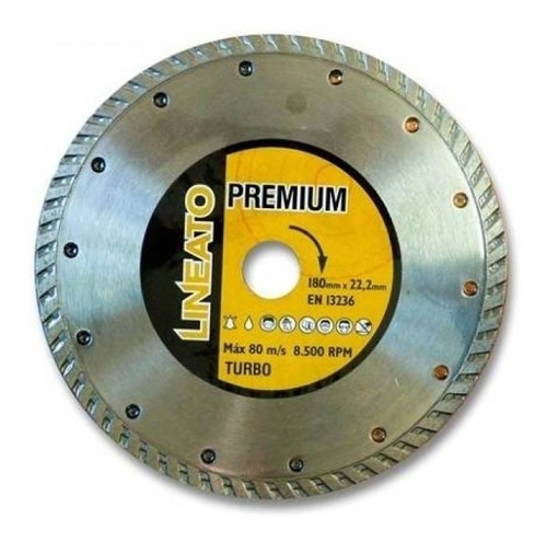 5 Disco Diam. Lineato Premium Turbo 180mm - 7  Fera 3731