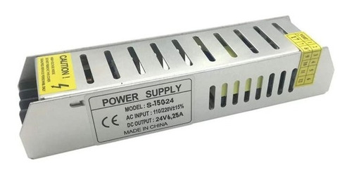 Fuente De Poder 24v 6,3a 150w Ip20 208x57x38mm Alta Calidad