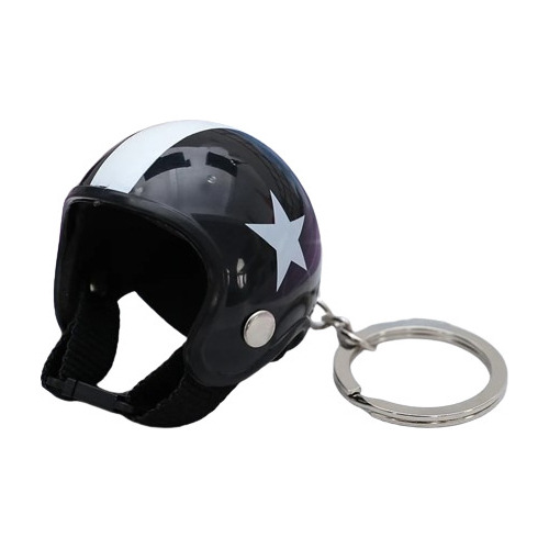 Llavero Casco Jet Moto Retro Vintage Cafe Racer Bobber Brat 