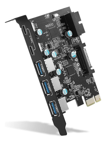 Pci-e X 1 A Tarjeta De Expansión Usb, Usb 3.0 5gpbs (3 X Usb