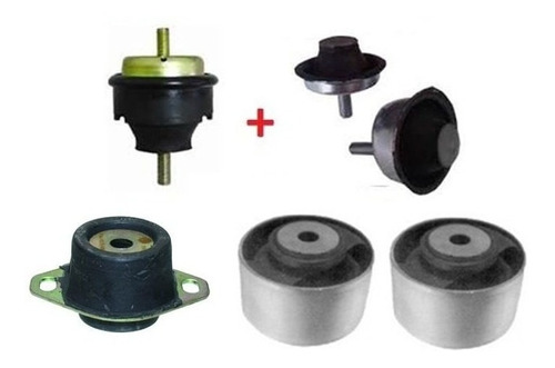 Kit Completo Calço Coxim Motor Câmbio 206 207 Hoggar - Novo