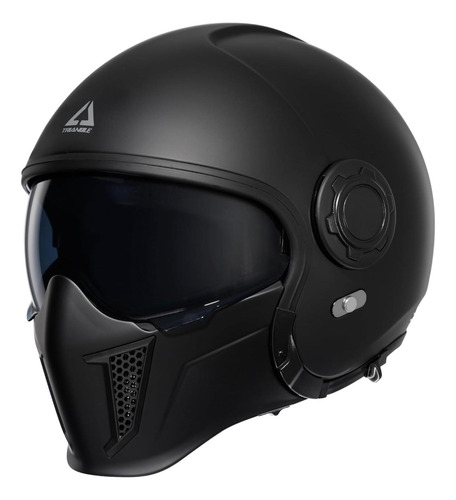 Cascos De Motocicleta De Cara Completa Triangular, Casco De