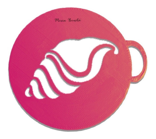 Caracol - Decora Cafe Galletas Tortas Stencil Maritimos Agua