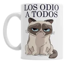 Comprar Taza De Cerámica Los Odio A Todos Gatito  - Con Caja 