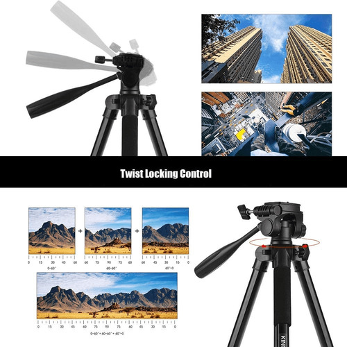 Tripé Monopé Portátil 2 Em 1 Vt-880 Cabeça Panorâmica 360