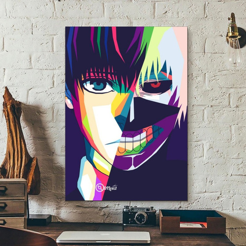 Cuadro Decorativo Kaneki Tokyo Ghoul Moderno Minimalista Art