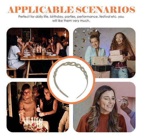12 Diademas Modernas, Novedosas Diademas En Forma De Corazón