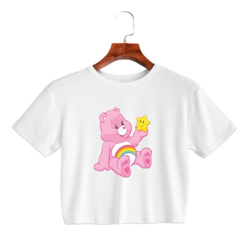 Crop Top Blanco - Cheer Bear Ositos Cariñositos - Care Bears