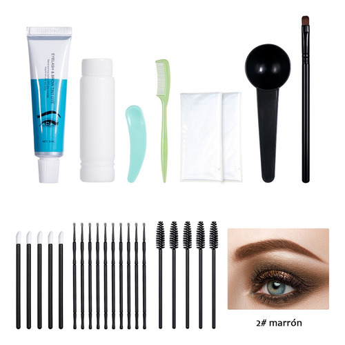 Kit De Cejas Planchado Profesional Lakerain Semi Permanente